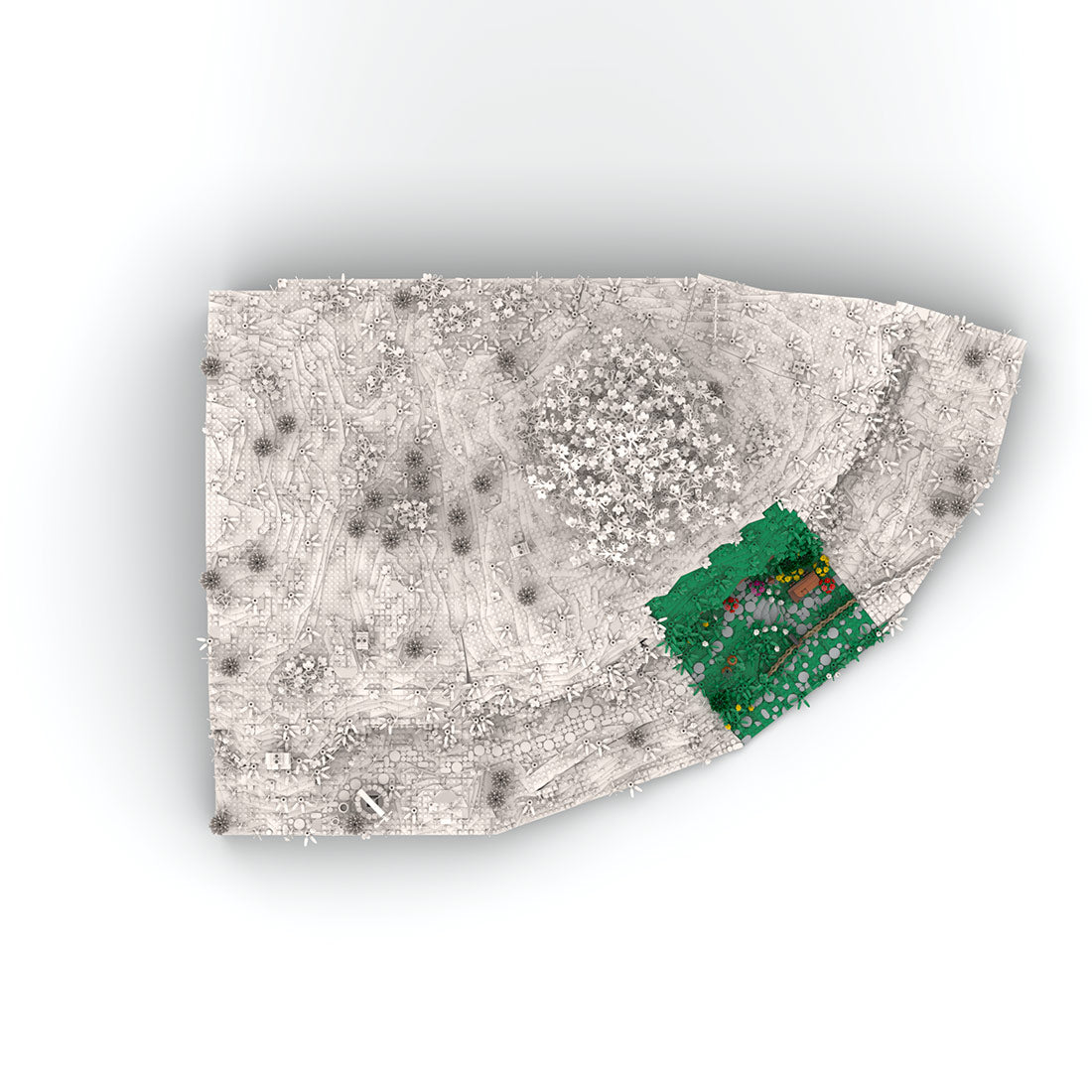 Medieval Cave Dwelling M1 Module Klemmbausteine