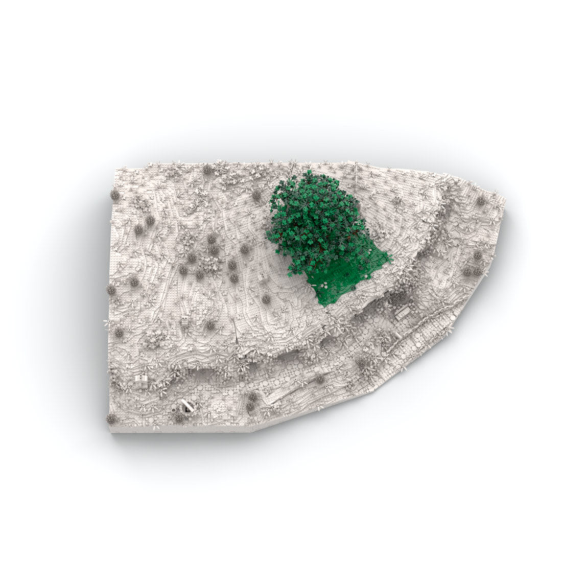 Medieval Cave Dwelling M4 Module Klemmbausteine