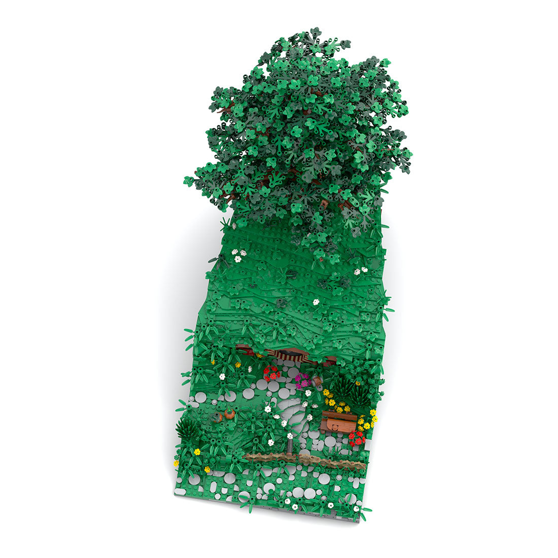 Medieval Cavern Dwelling Section 1 _Entrance Hall Klemmbausteine