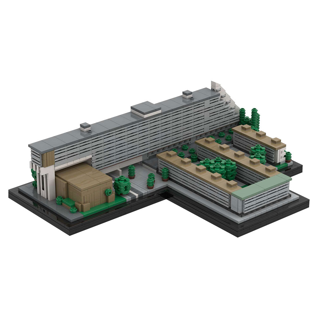 MOC-238846 Wintergartenhochhaus, Leipzig, Germany Klemmbausteine