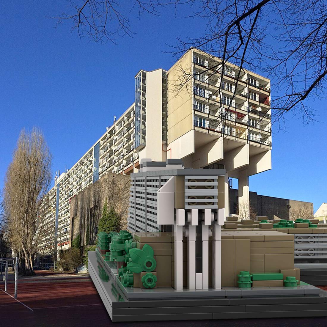 MOC-238846 Wintergartenhochhaus, Leipzig, Germany Klemmbausteine