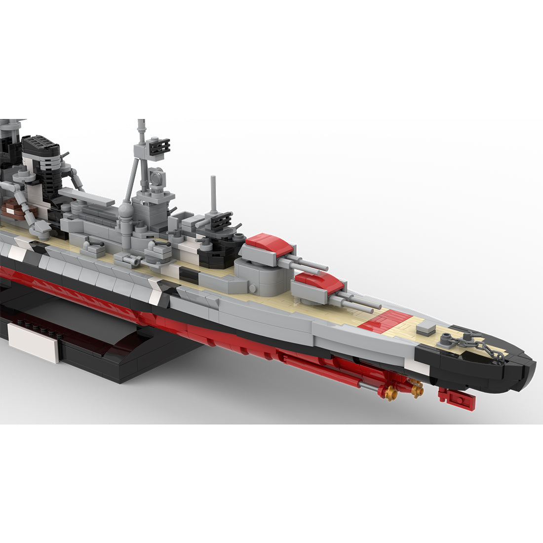 1/300 Admiral Hipper Class Heavy Cruiser Prinz Eugen Klemmbausteine