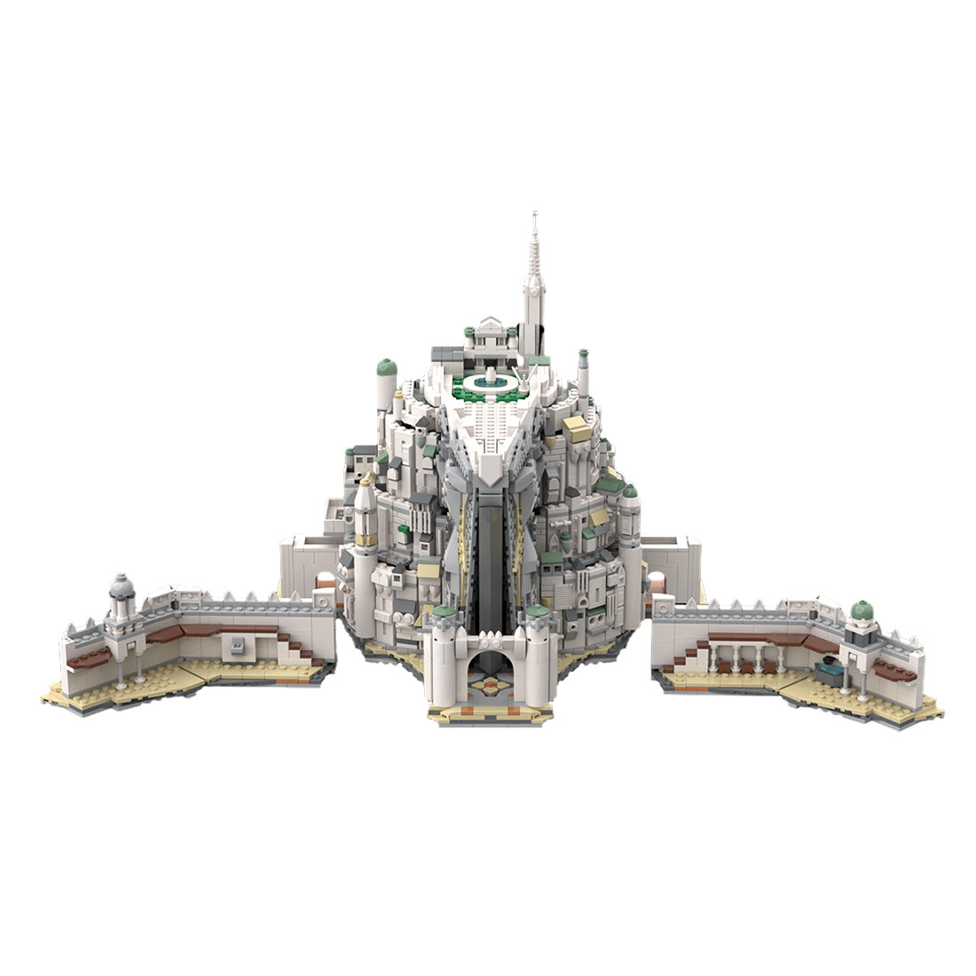 MOC-253141 Smaller White City of Gondor from LOTR Klemmbausteine