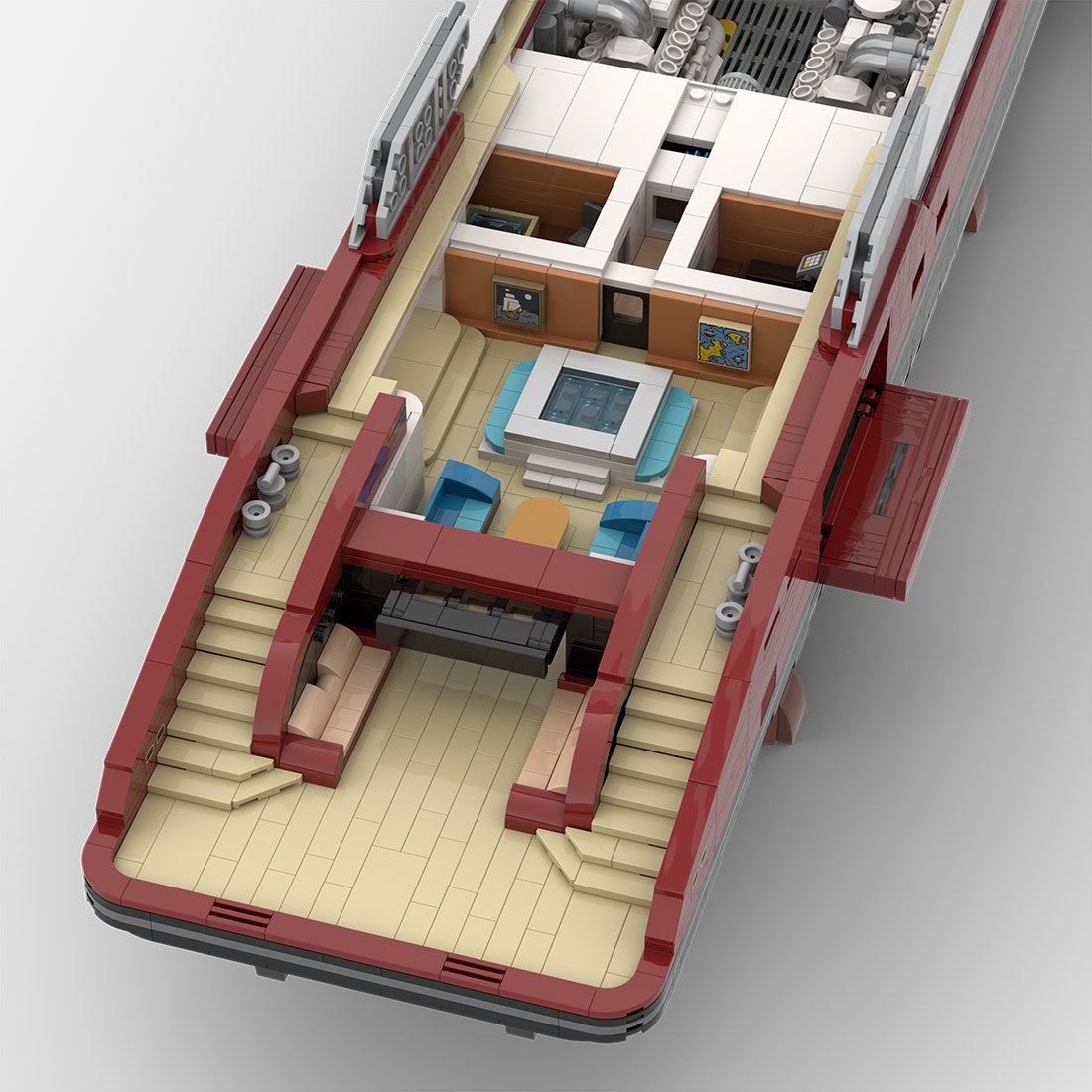 MOC-254412 VELETTA Superyacht Klemmbausteine