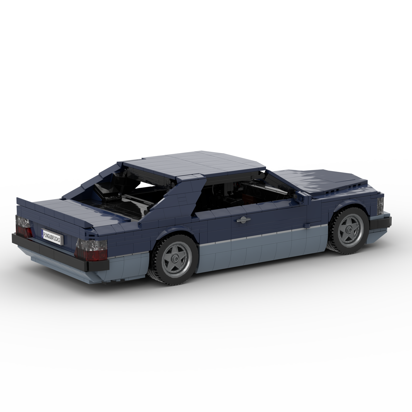 Deutsches Grand-Touring-Coupé der 1980er Jahre Klemmbausteine(GoBricks)