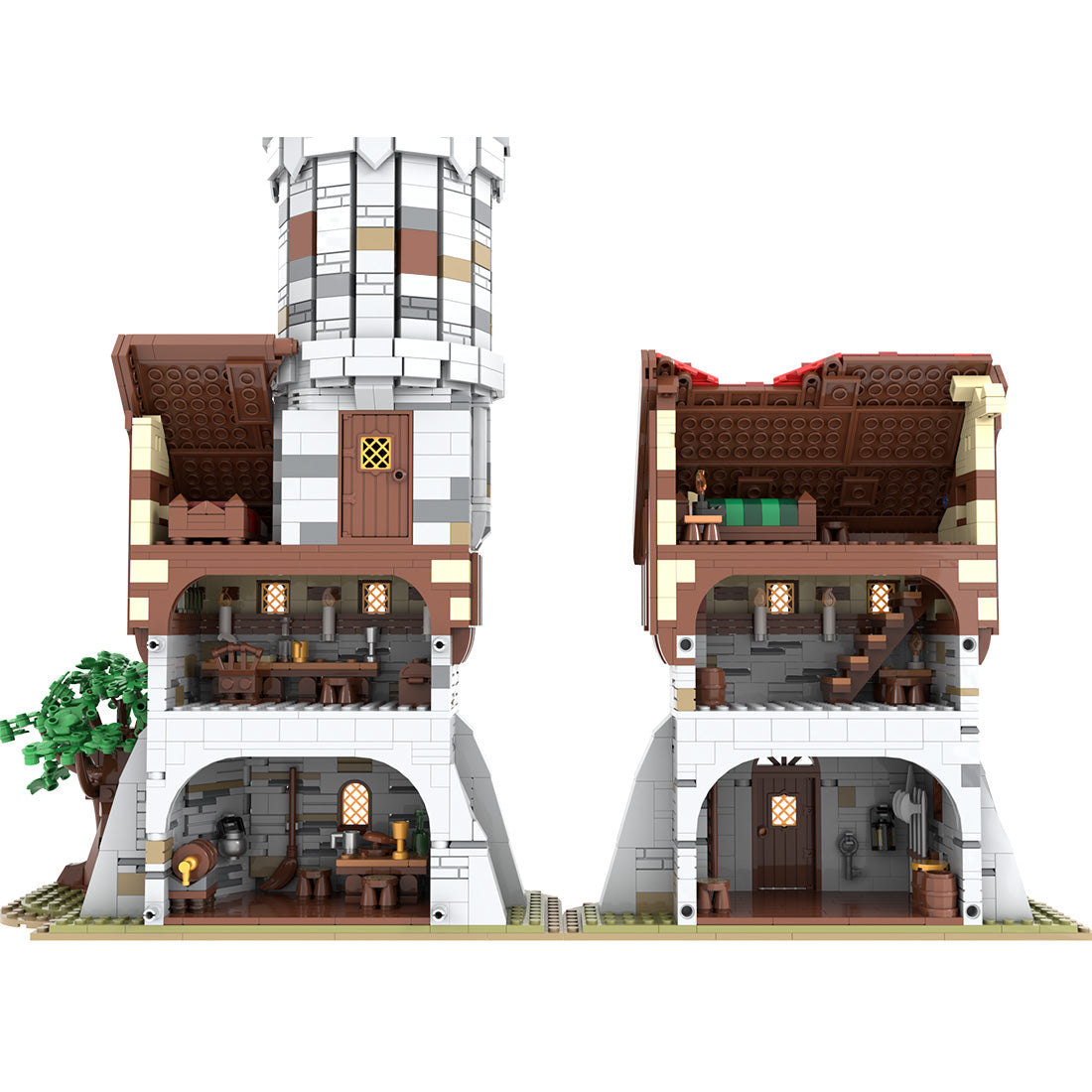 MOC-212258 Medieval Tower Klemmbausteine