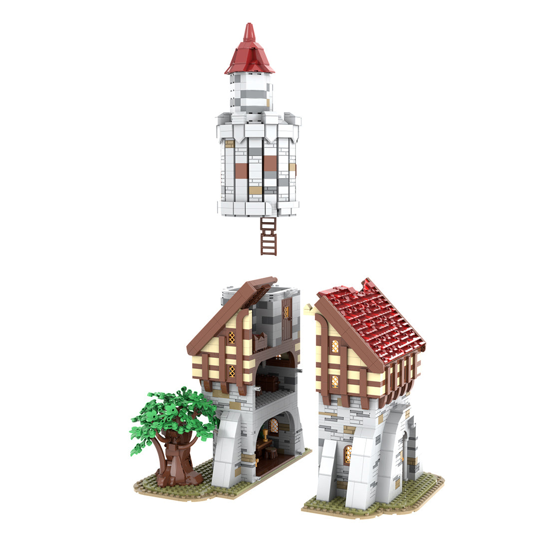 MOC-212258 Medieval Tower Klemmbausteine