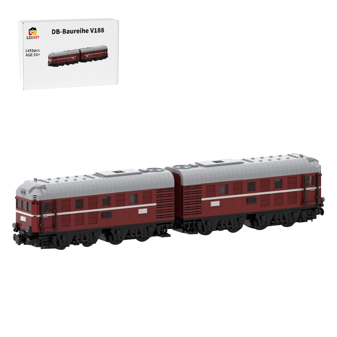 MOC-130611 DB-Baureihe V188 (8w) Klemmbausteine