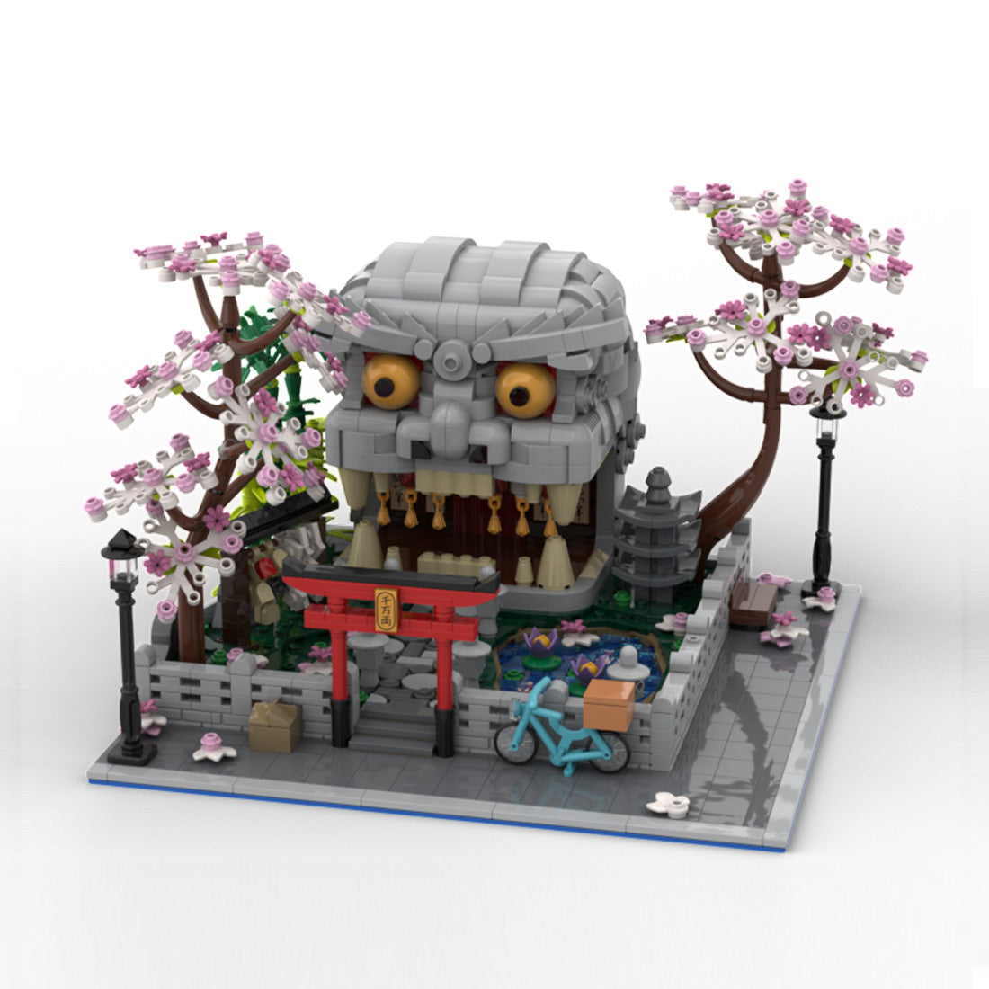 MOC-269494 Löwenkopf-Garten Klemmbausteine