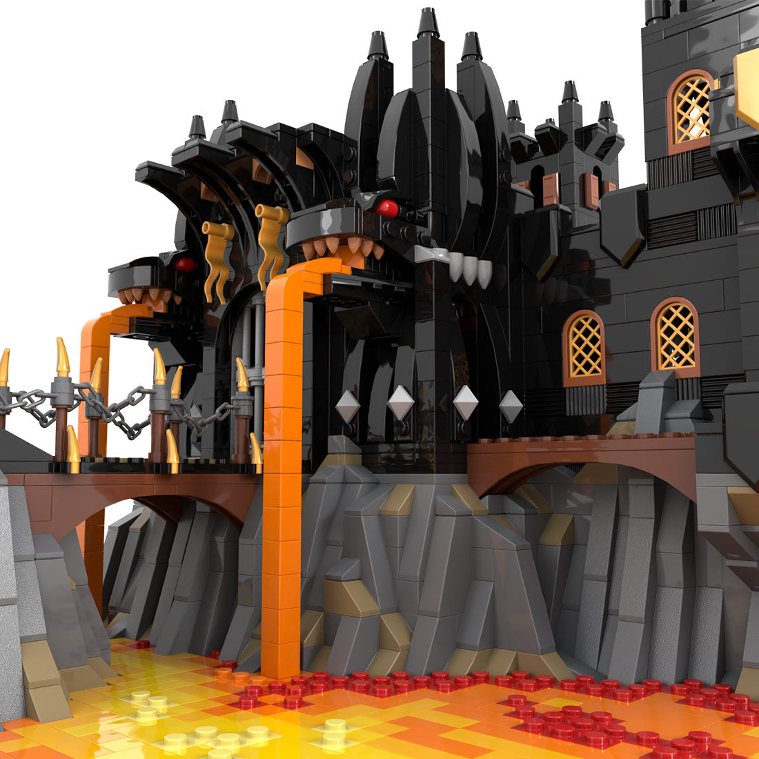 MOC-233488 Black Dragon's Fortress Klemmbausteine