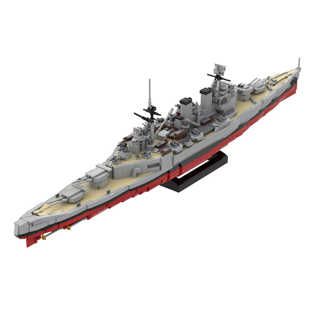 1/300 Scale HMS Hood Battlecruiser Klemmbausteine