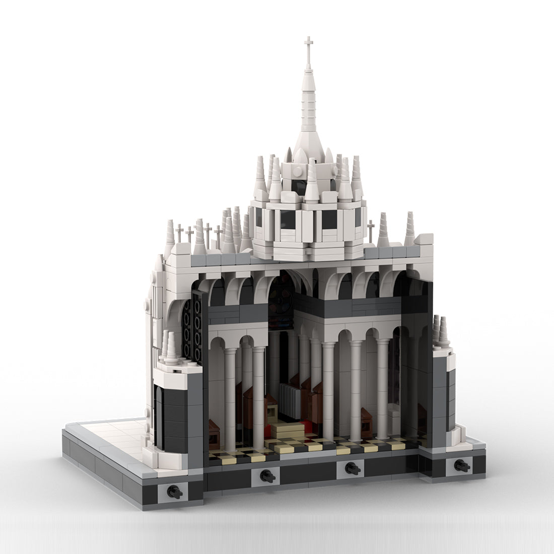 MOC-268717 Duomo di Milano cathedral Klemmbausteine