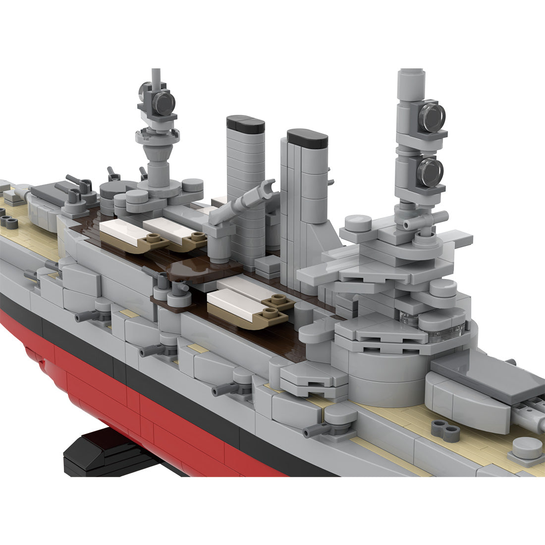 1/300 Scale SMS Schleswig-Holstein Battleship Klemmbausteine