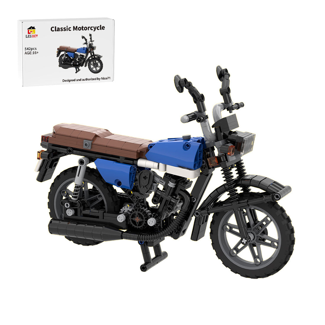 MOC-134654 Honda CG 125 (Sondermodell) Klemmbausteine