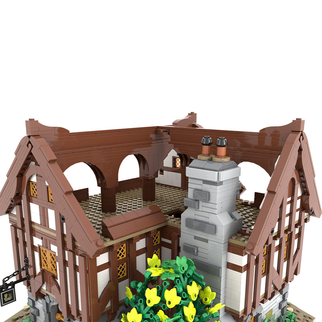 MOC-202047 Medieval tavern & inn Klemmbausteine