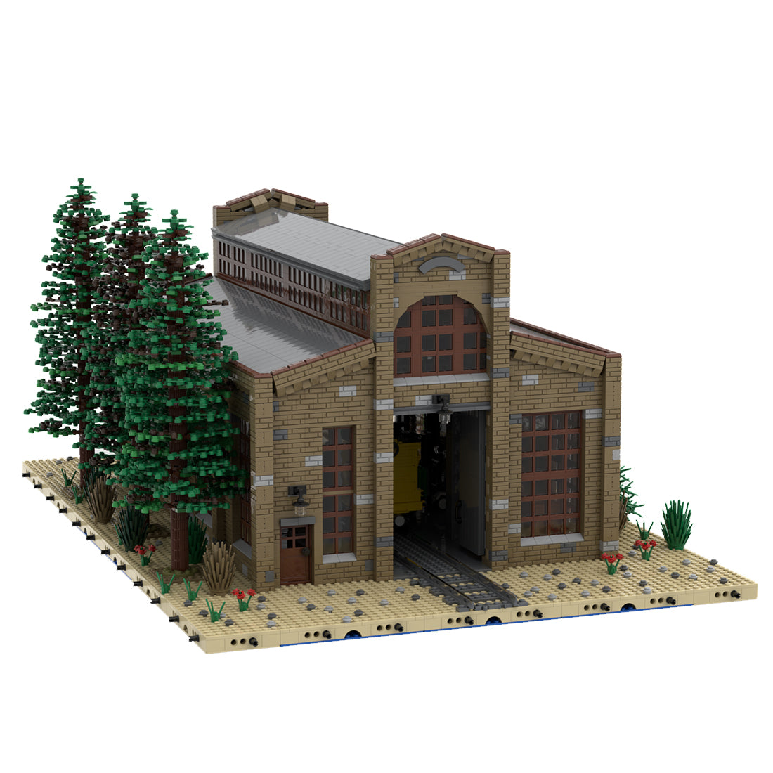 MOC-139273 Union Crane and Shovel Warehouse Klemmbausteine