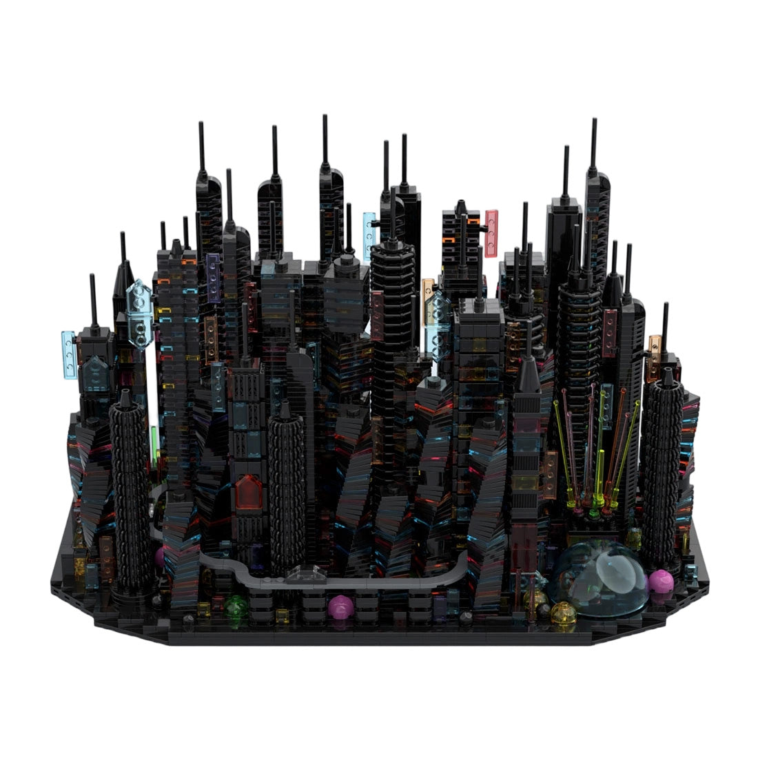 MOC-270096 Bay City - Altered Carbon - a Cyberpunk Microcity Klemmbausteine