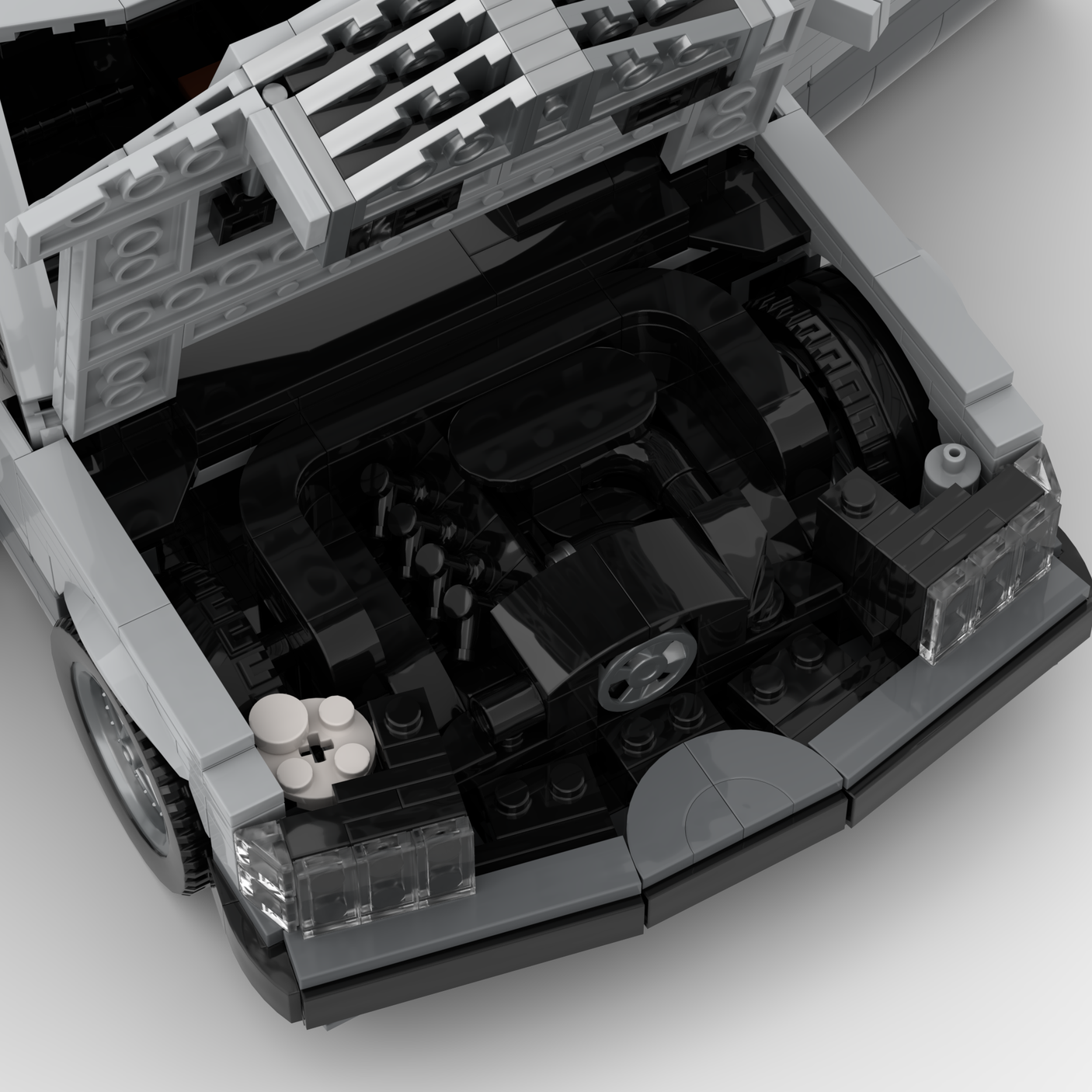Deutsches Grand-Touring-Coupé der 1980er Jahre Klemmbausteine(GoBricks)