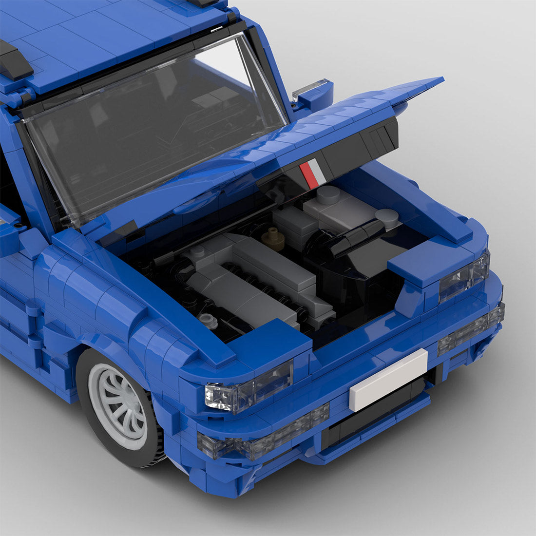 MOC-159092 Audi RS 2 Blue Klemmbausteine
