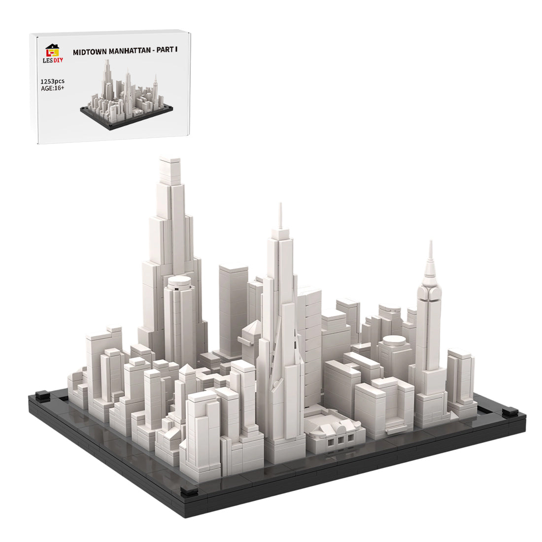 MOC-266677 Midtown Manhattan 1st Part - 1:2500 scale Klemmbausteine