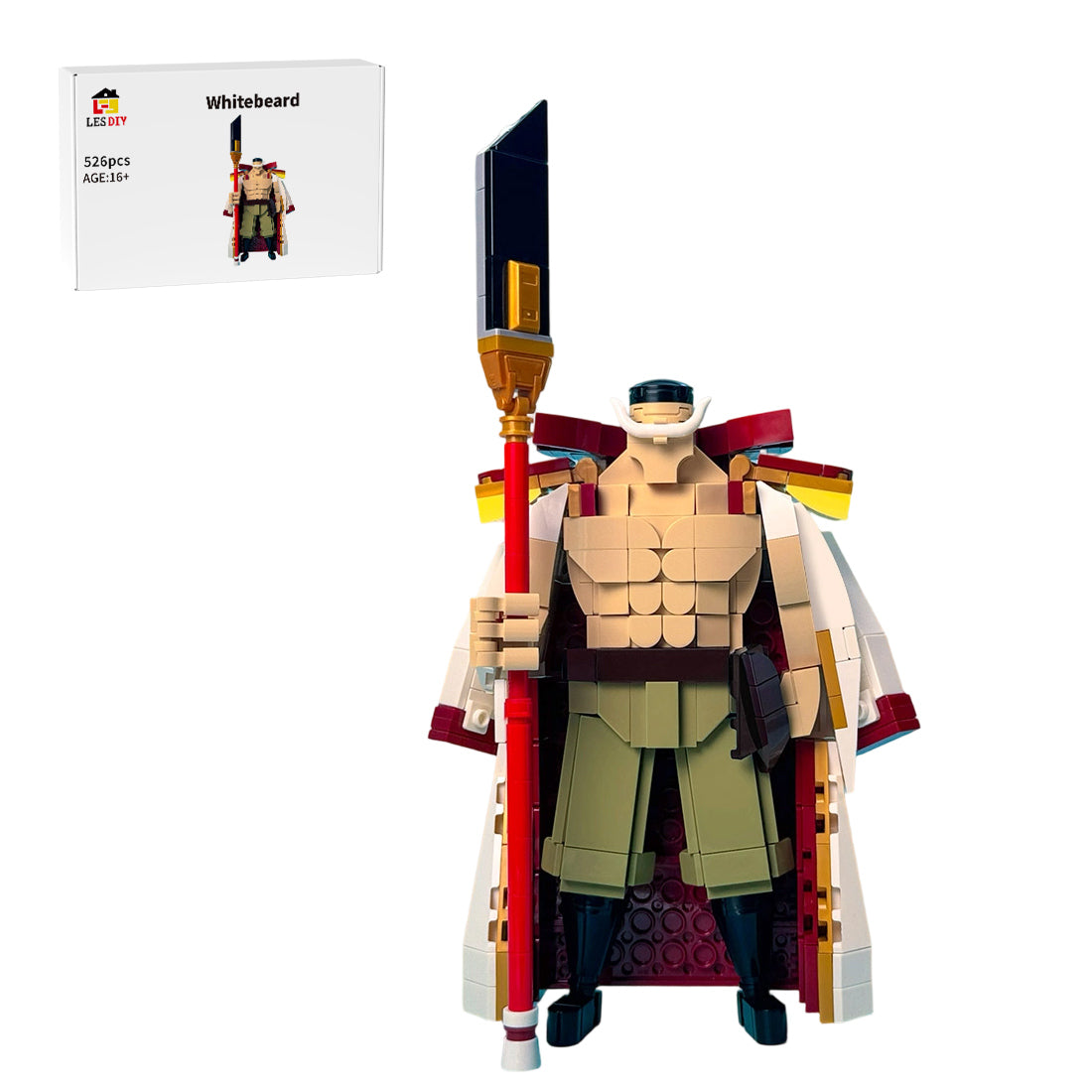 MOC-232542 Whitebeard - One Piece Klemmbausteine