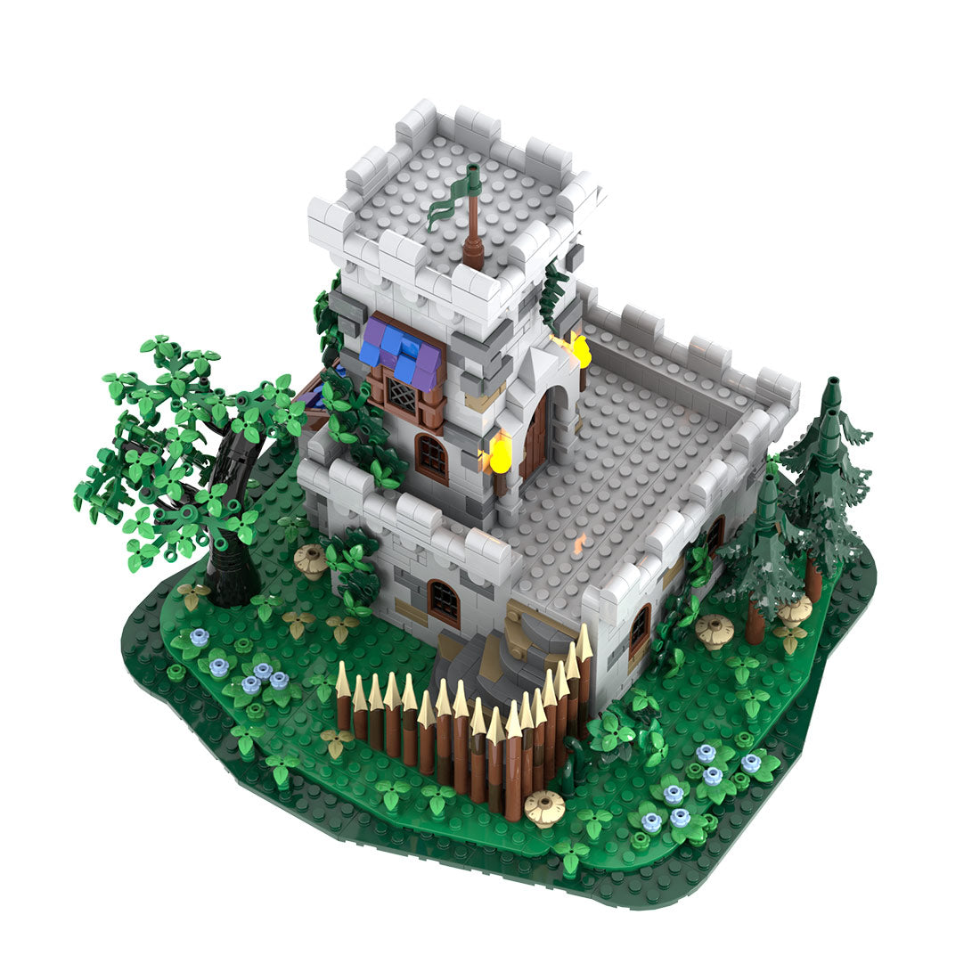 MOC-228153 Medieval Tower Klemmbausteine