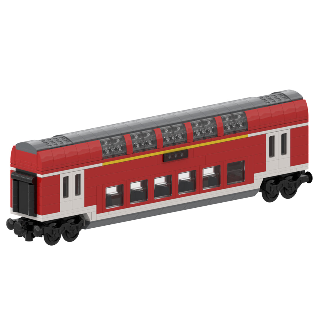 DB-Doppelstockwagen der ersten Klasse Klemmbausteine