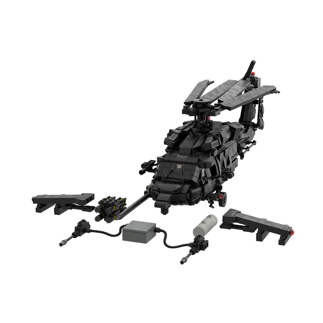 Blackhawk Helicopter Klemmbausteine