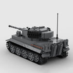 MOC-150338 Panzerkampfwagen VI Tiger 1 Klemmbausteine-Klemmbausteine-LesDiy-LesDiy