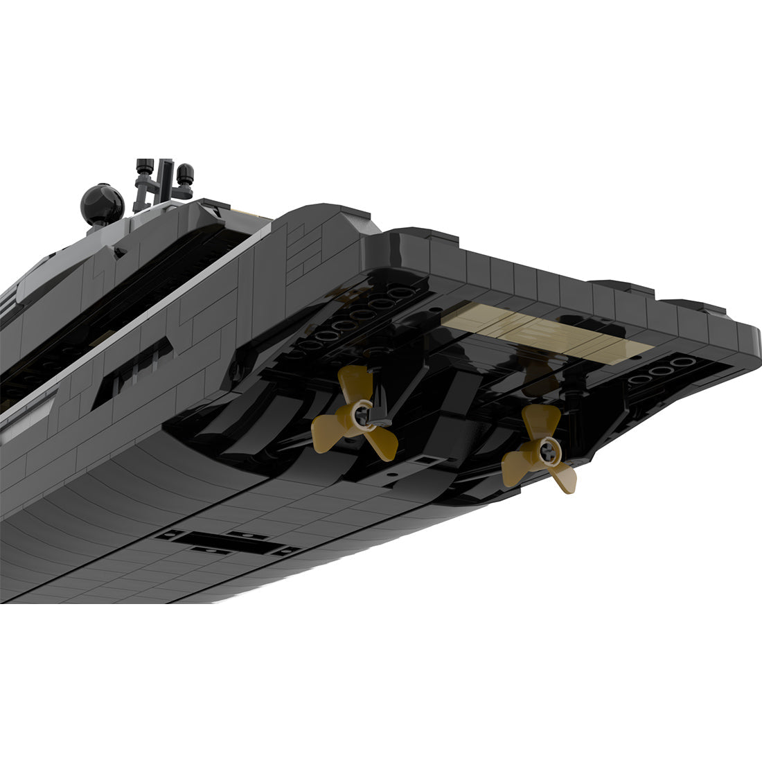 MOC - 164800 Midi - Scale Yacht Klemmbausteine - LesDiy - Klemmbausteine