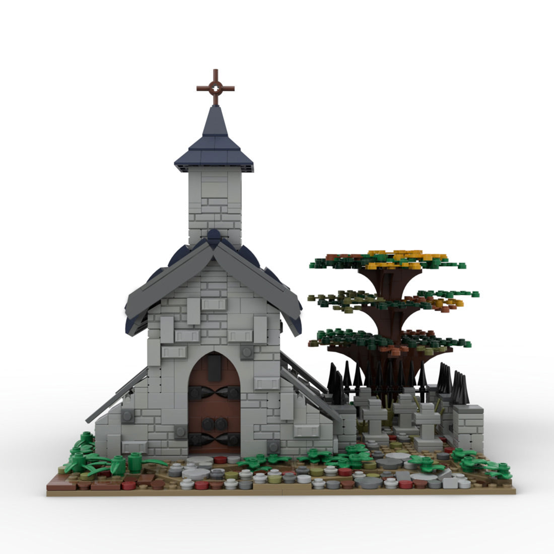 MOC-182898 Medieval chapel Klemmbausteine