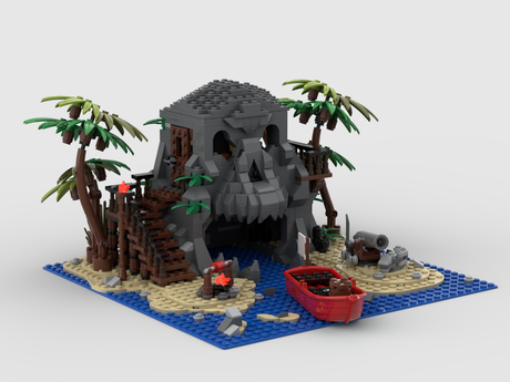 Skull Island - LesDiy - Klemmbausteine
