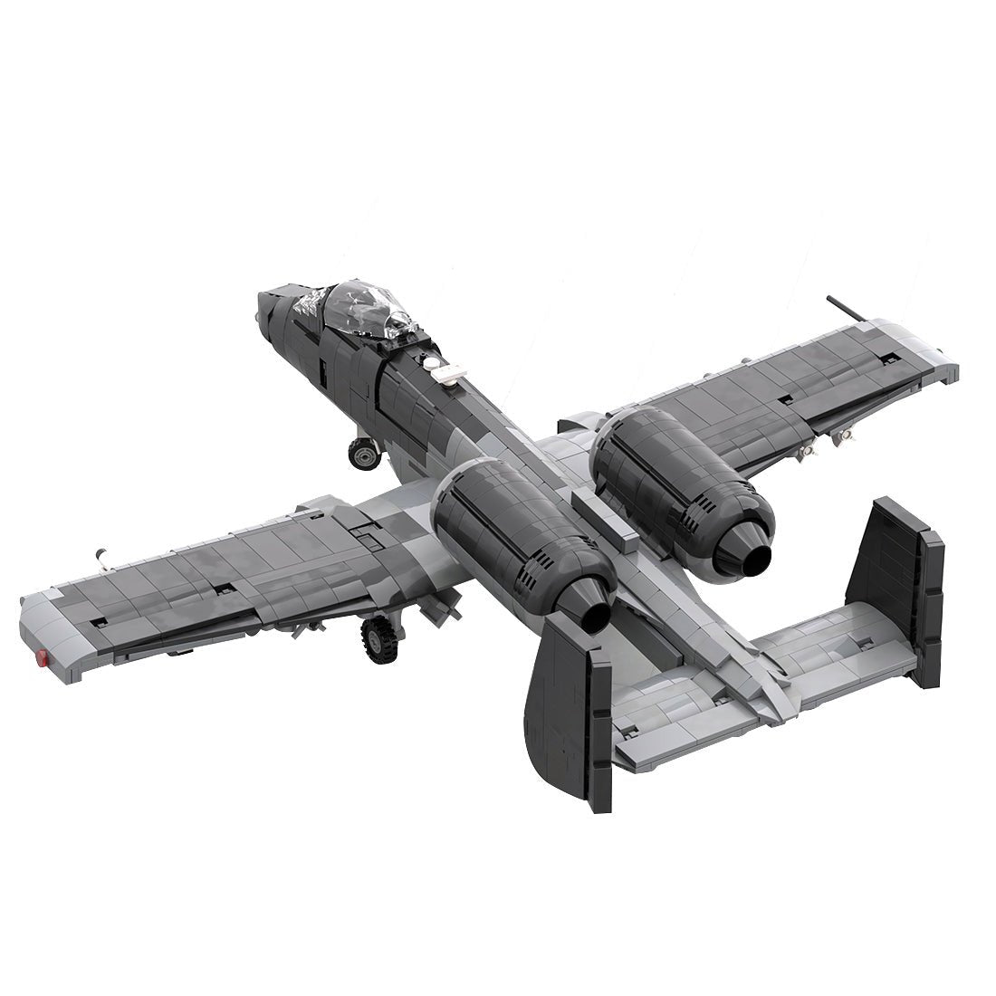 A - 10 Kampfflugzeug Klemmbausteine - LesDiy - Klemmbausteine