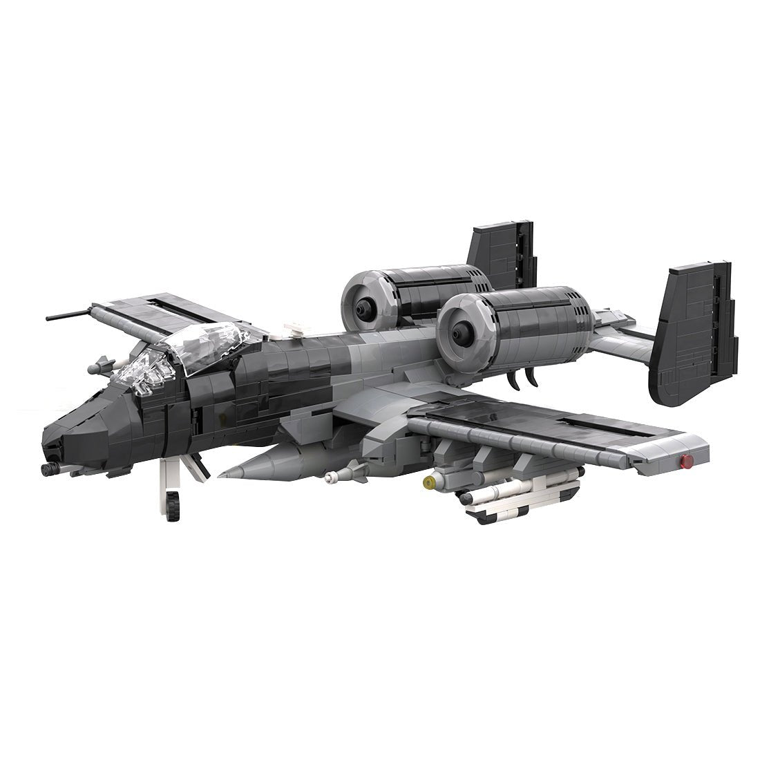 A - 10 Kampfflugzeug Klemmbausteine - LesDiy - Klemmbausteine