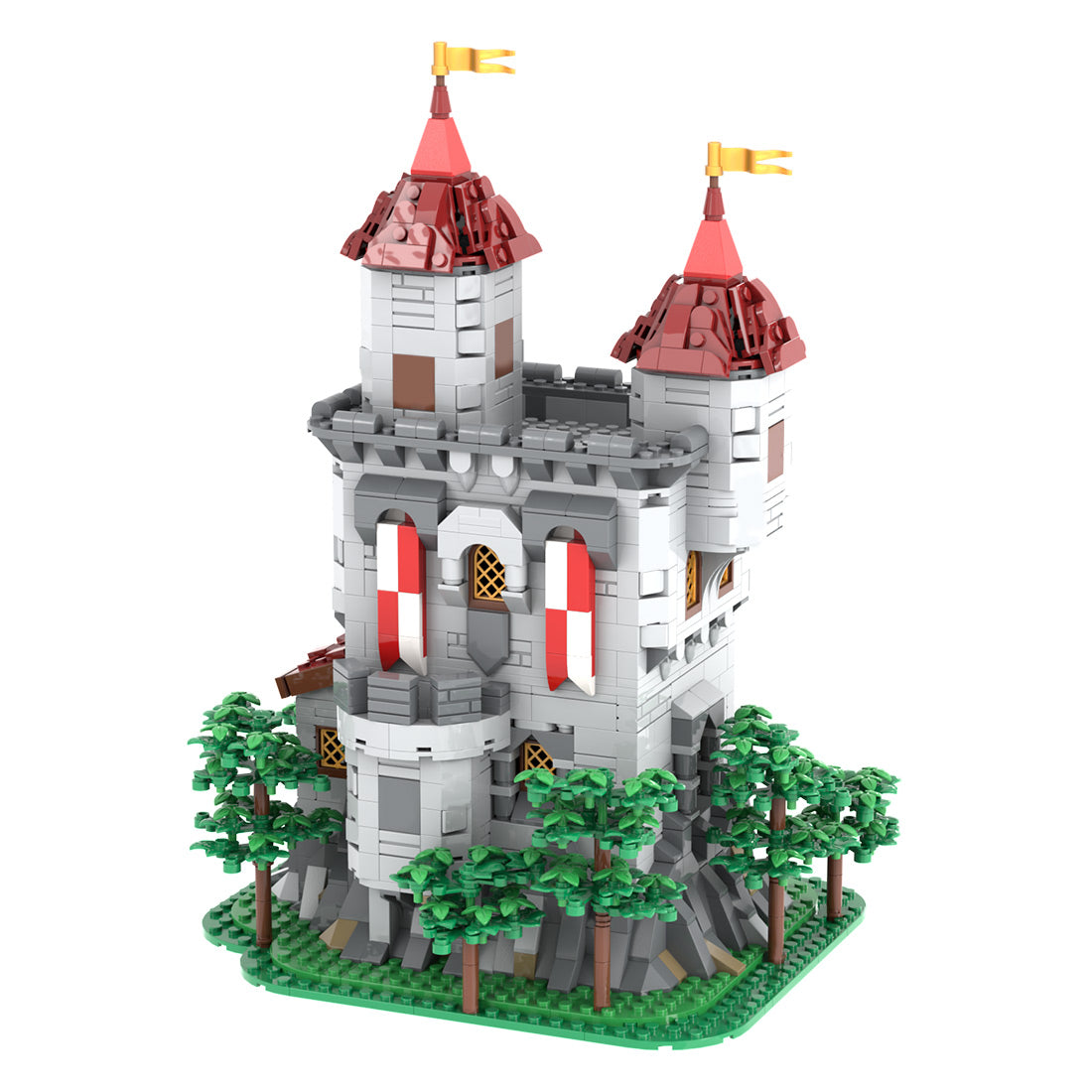 MOC-238413 Lion Knights' Outpost Klemmbausteine