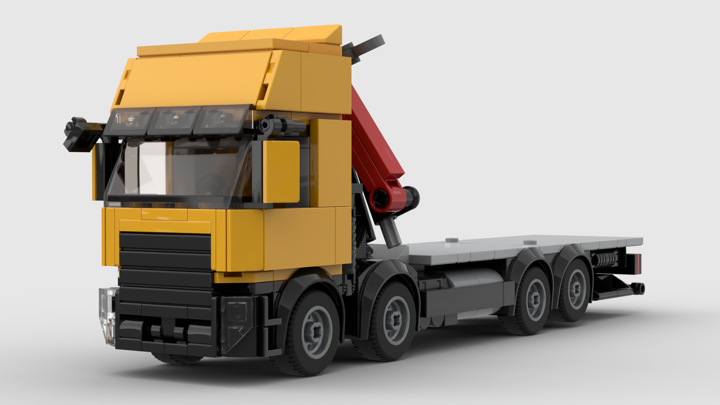 MOC-268685 8x4 Kranwagen Klemmbausteine