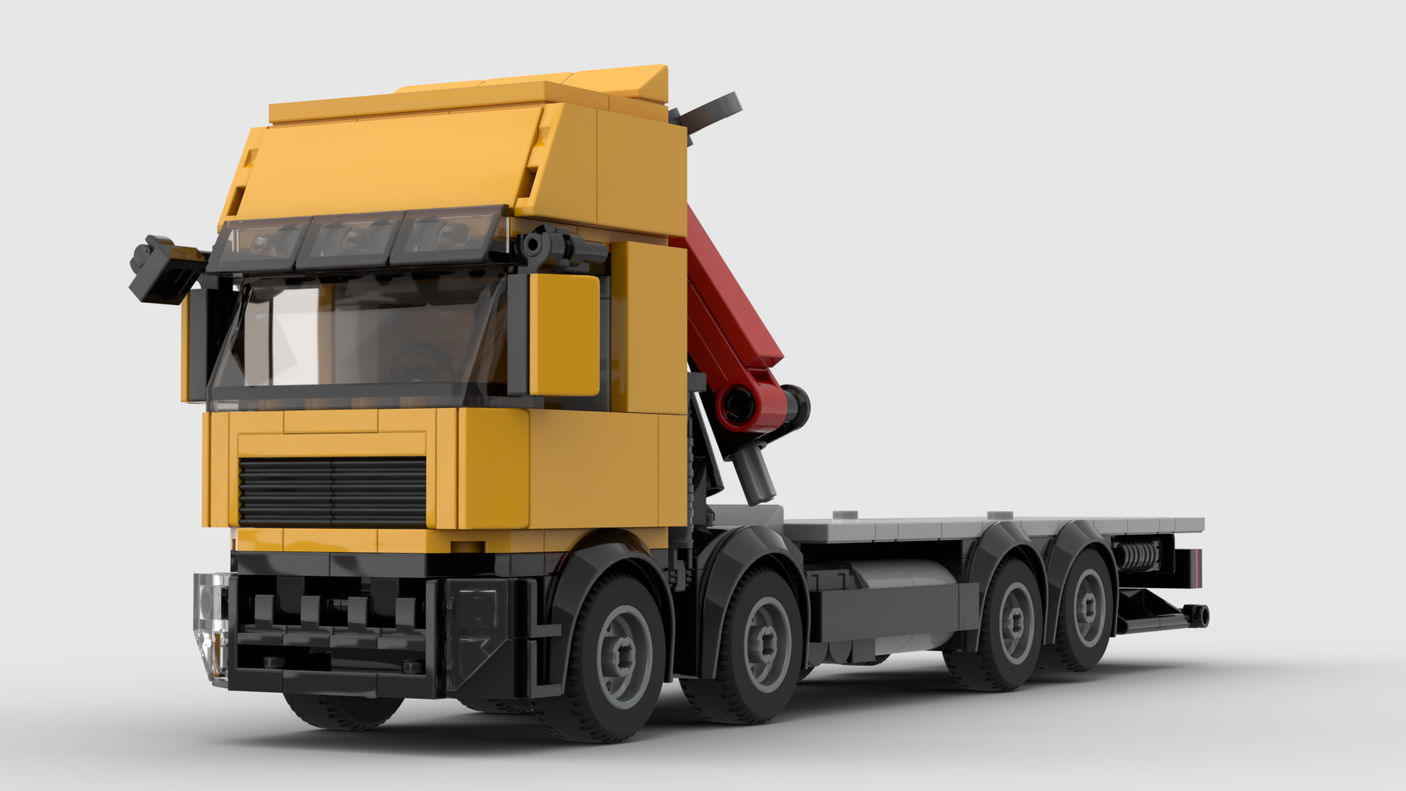 MOC-268685 8x4 Kranwagen Klemmbausteine