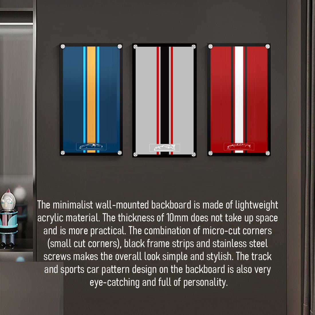 Acryl - Fotorahmen - Wandhalterung für 42096 klemmbausteine - LesDiy -