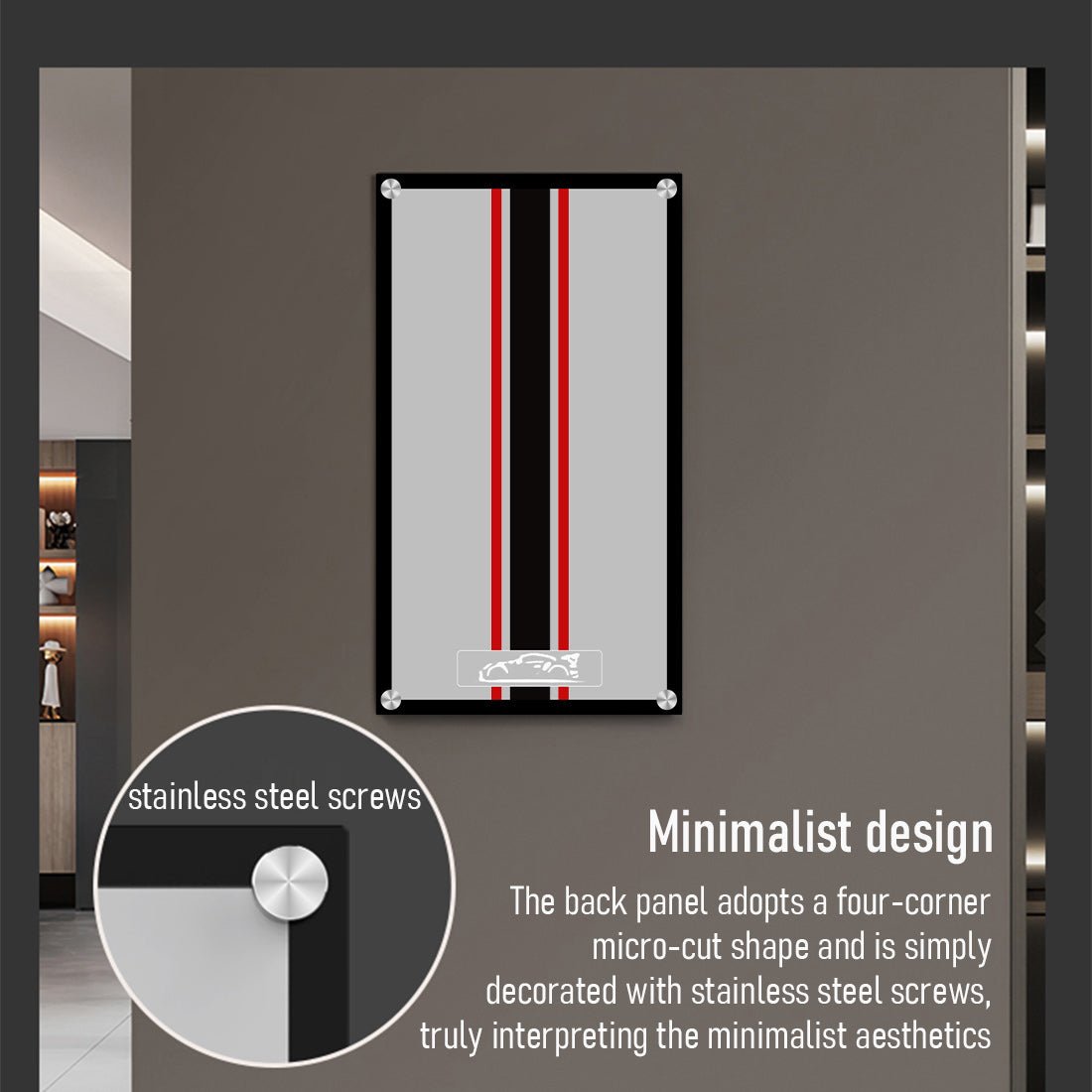 Acryl - Fotorahmen - Wandhalterung für 42096 klemmbausteine - LesDiy -