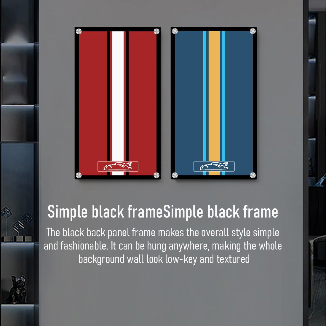 Acryl - Fotorahmen - Wandhalterung für 42143 klemmbausteine - LesDiy -