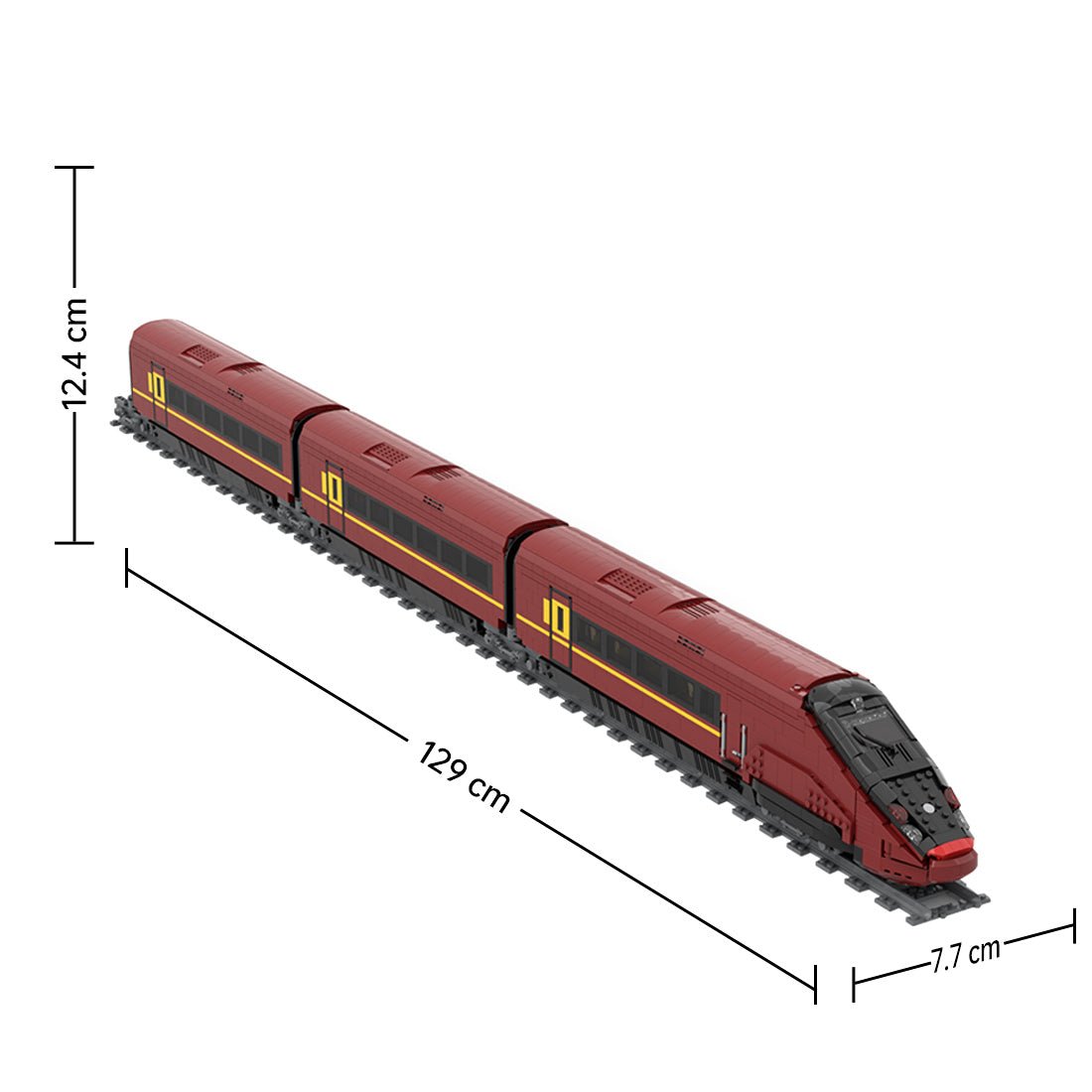 AGV - 575 Italo High Speed Train Club Executive Class Klemmbausteine - LesDiy - Klemmbausteine