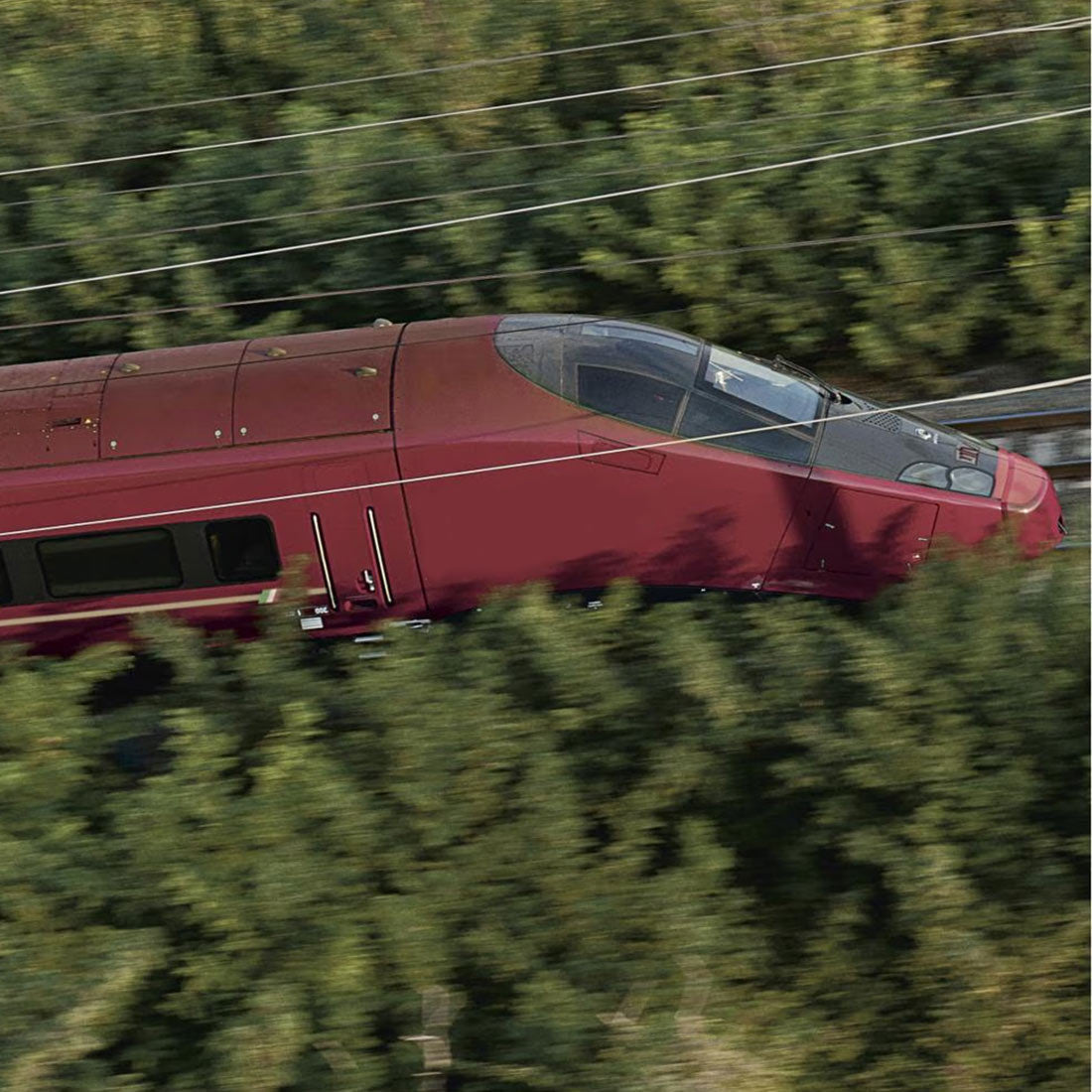 AGV - 575 Italo High Speed Train Smart Class Klemmbausteine - LesDiy - Klemmbausteine