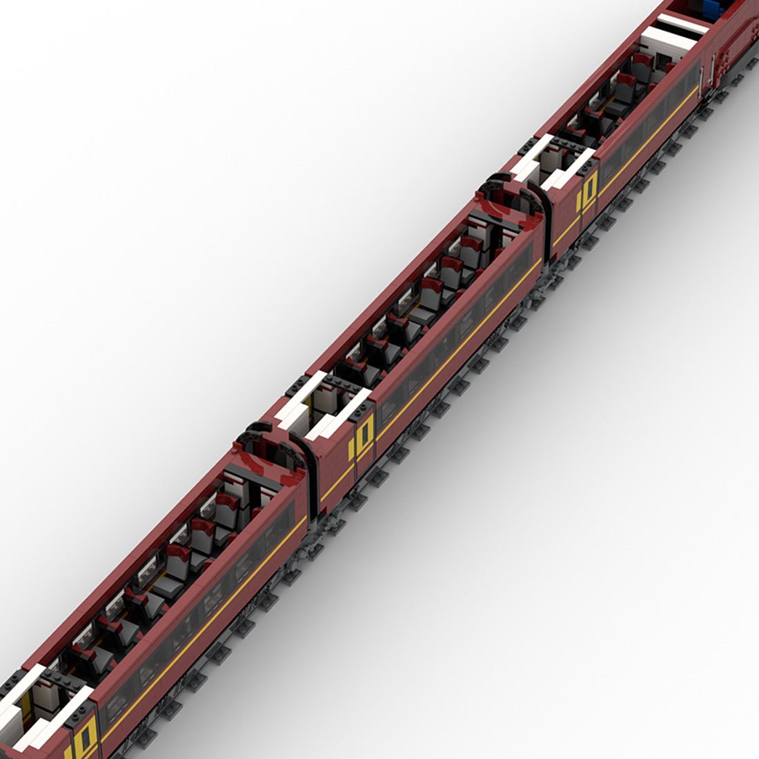 AGV - 575 Italo High Speed Train Smart Class Klemmbausteine - LesDiy - Klemmbausteine