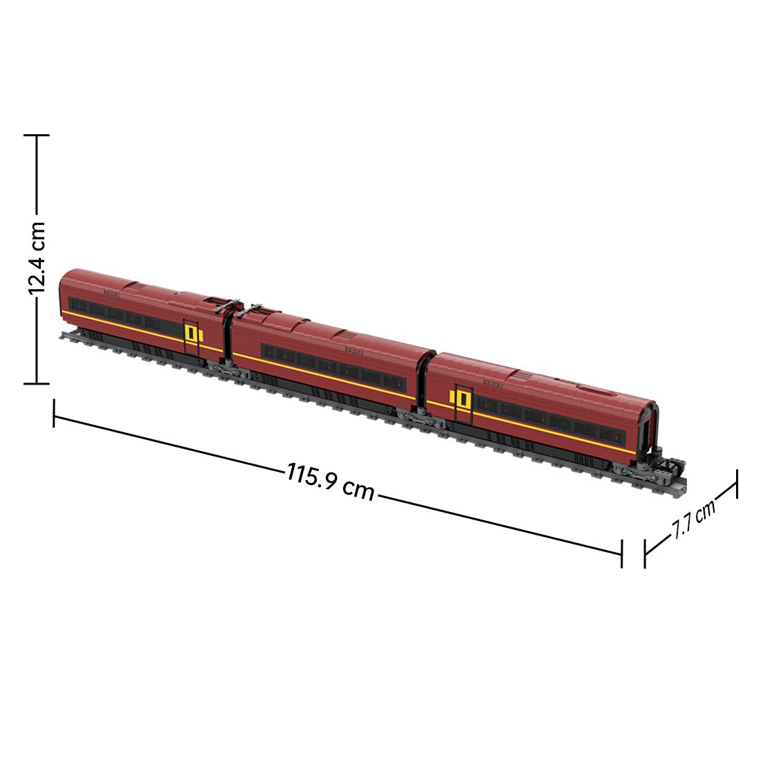 AGV - 575 Italo High Speed Train Smart Classy Klemmbausteine - LesDiy - Klemmbausteine