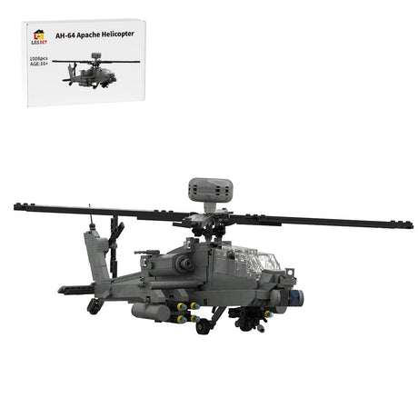AH - 64 Apache Helicopter Military Klemmbausteine - LesDiy - Klemmbausteine