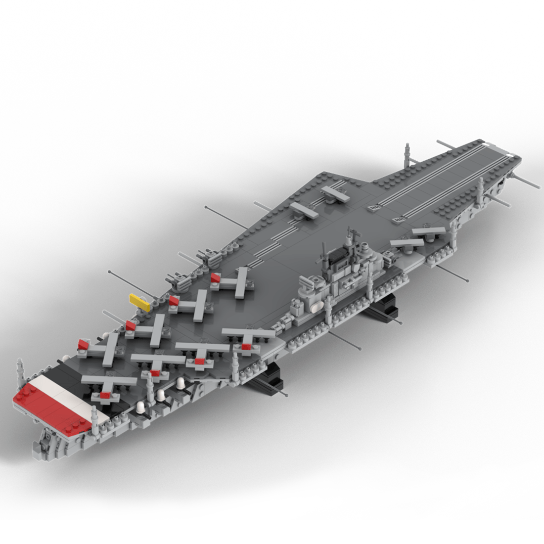 Aircraft Carrier Heinz Wilhelm Guderian Military Klemmbausteine - LesDiy - Klemmbausteine
