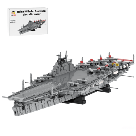 Aircraft Carrier Heinz Wilhelm Guderian Military Klemmbausteine - LesDiy - Klemmbausteine