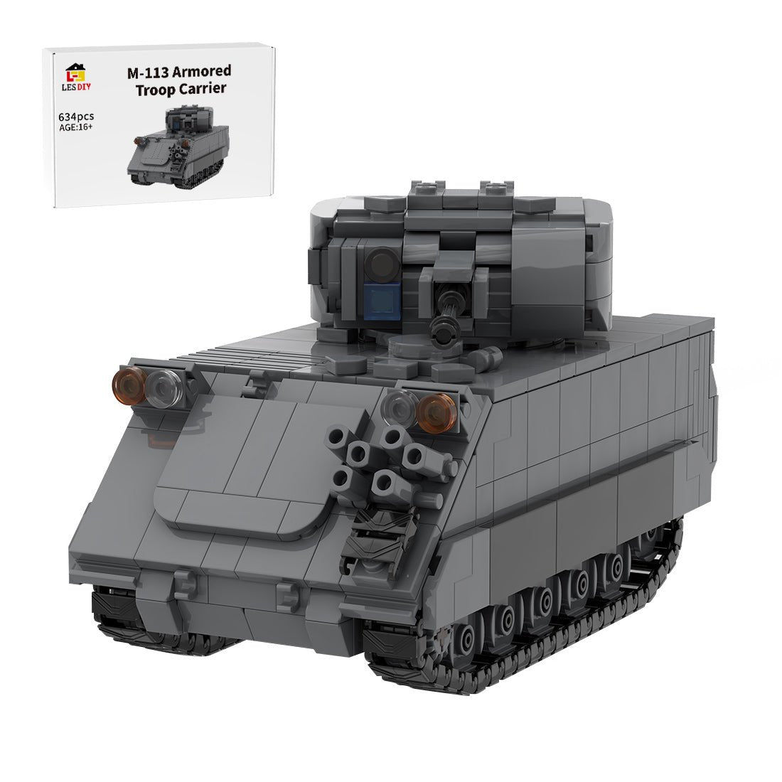 American M - 113 Armored Troop Carrier Klemmbausteine - LesDiy - Klemmbausteine