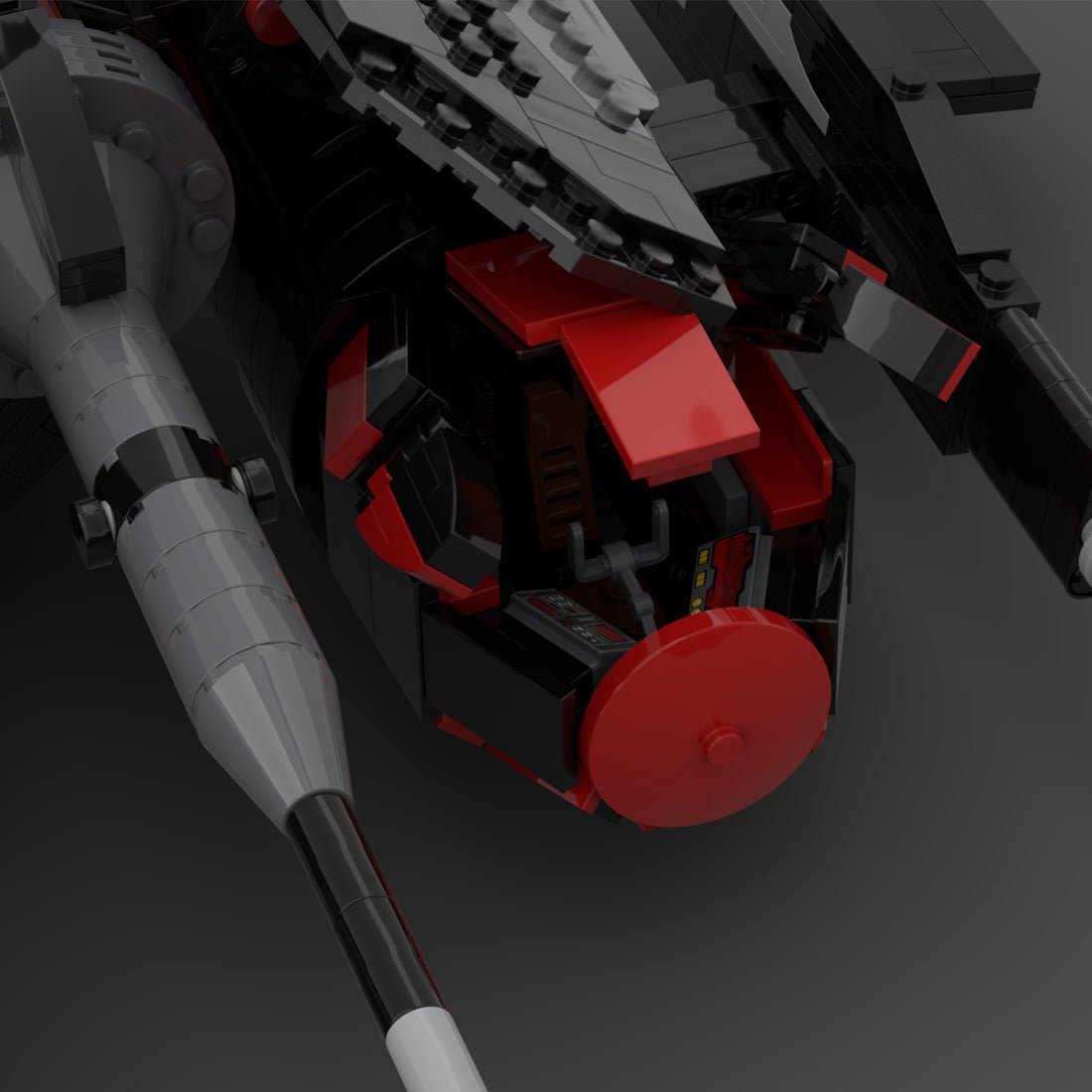 Asymmetrical Airship Klemmbausteine - LesDiy - Klemmbausteine