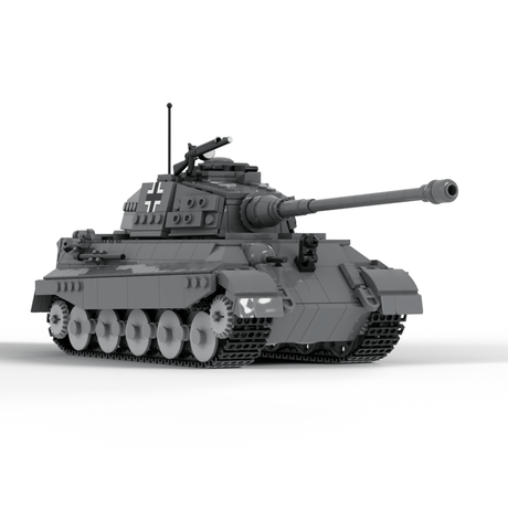 Ausf. B King Tiger Heavy Tank Klemmbausteine - LesDiy - Klemmbausteine
